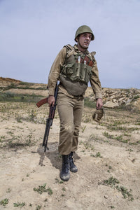 Soviet Paratrooper in Afghanistan Poster Print by Oleg Zabielin