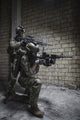 U.S. Army Rangers in action poster print by Oleg Zabielin