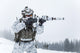 Winter Arctic Mountains Warfare Poster Print by Oleg Zabielin