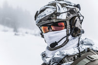 Winter Arctic Mountains Warfare Poster Print by Oleg Zabielin
