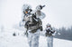 Winter Arctic Mountains Warfare Poster Print by Oleg Zabielin