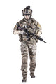 U.S. Army Ranger poster print by Oleg Zabielin with dark contrast.