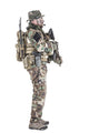 U.S. Special Forces soldier in jungle warfare uniform poster print by Oleg Zabielin.
