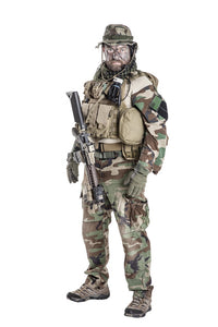 U.S. Special Forces Soldier in Jungle Warfare Uniform Poster Print by Oleg Zabielin
