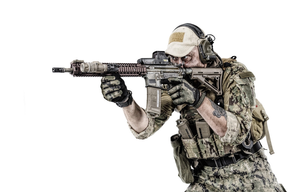 Special Forces Soldier Portrait Poster Print by Oleg Zabielin