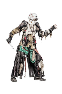 Post-Apocalyptic Survivor Creature with Homemade Weapons Poster Print by Oleg Zabielin.