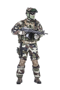 French Paratrooper with Weapon Poster Print by Oleg Zabielin