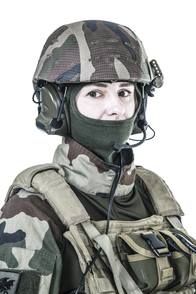 Female Paratrooper of French 1st Marine Infantry Parachute Regiment Poster Print by Oleg Zabielin