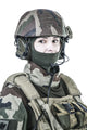 Female Paratrooper of French 1st Marine Infantry Parachute Regiment Poster Print by Oleg Zabielin