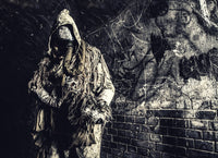 Post-Apocalyptic Creature with Handmade Gun Poster Print by Oleg Zabielin