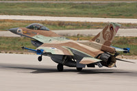 F-16C Barak landing at Hatzor Air Force Base Poster Print