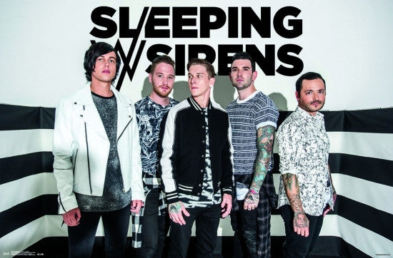 Sleeping With Sirens - Stripes Poster Print (34x22)