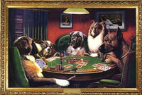 Dogs Playing Poker Poster Print by Cassius Marcellus Coolidge