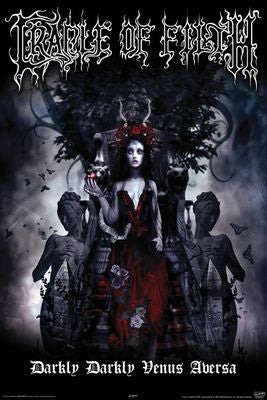 Cradle of Filth Darkly Poster Print - 22x34 Rolled Art
