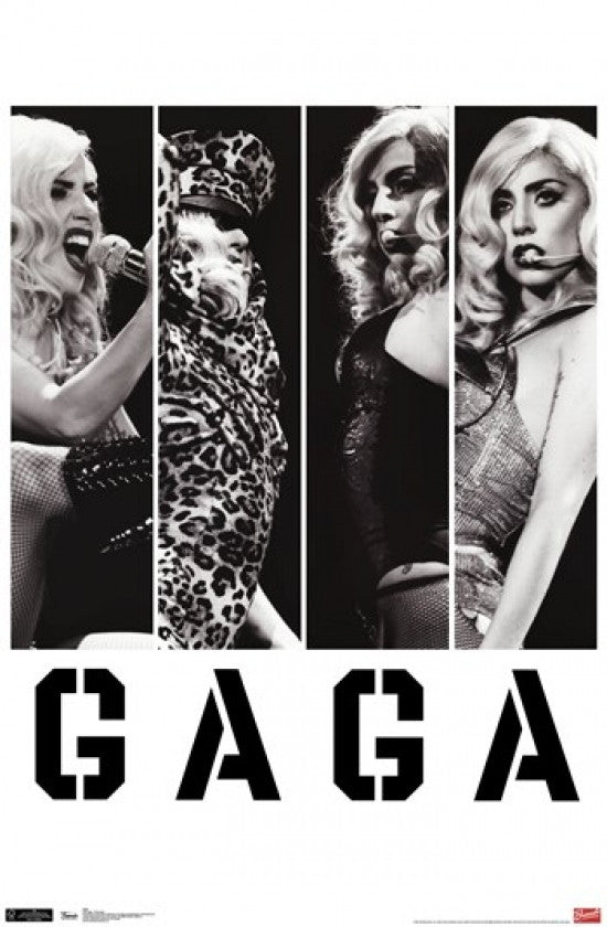 Lady Gaga Photo Bars Poster Print - 24x36 Rolled Poster