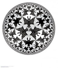 Circle Limit IV Poster Print by M.C. Escher - 22x26