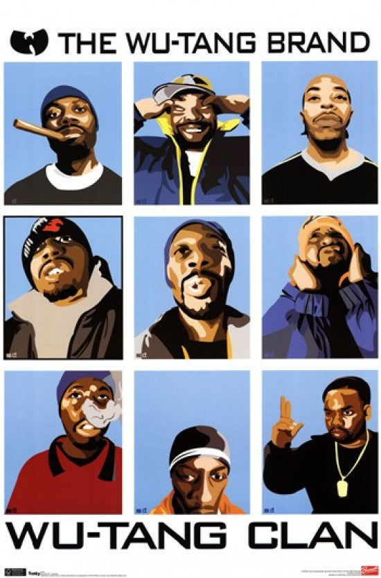 Wu-Tang Clan Animated Poster Print - 24x36