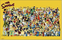 The Simpsons Cast Rolled Poster Print - 36x24