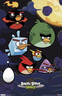 Angry Birds - Space Rolled Poster Print - 24x36