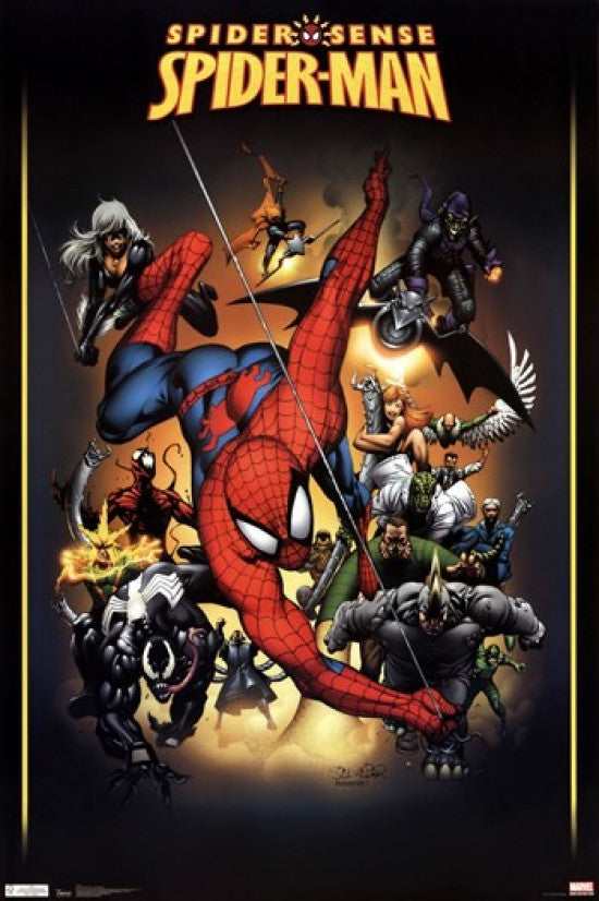 Spider-Man Enemies Poster Print - Rolled Art Print 22x34