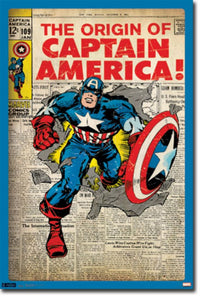 Captain America - The Origin Rolled Poster Print