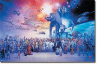 Star Wars Galaxy Poster Print - 24x36 Rolled Poster