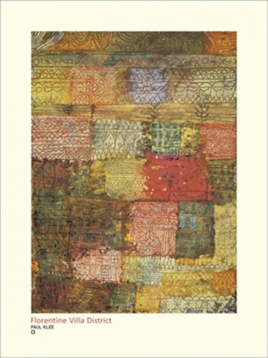 Florentine Villa District Poster Print by Paul Klee - 22x30