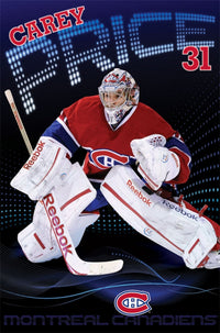 Carey Price Montreal Canadiens Poster Print - Rolled Poster 22x34