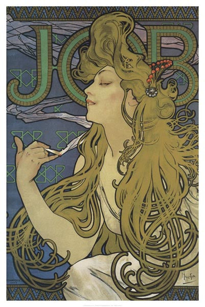 Job 1897 Poster Print by Alphonse Mucha - 24x36
