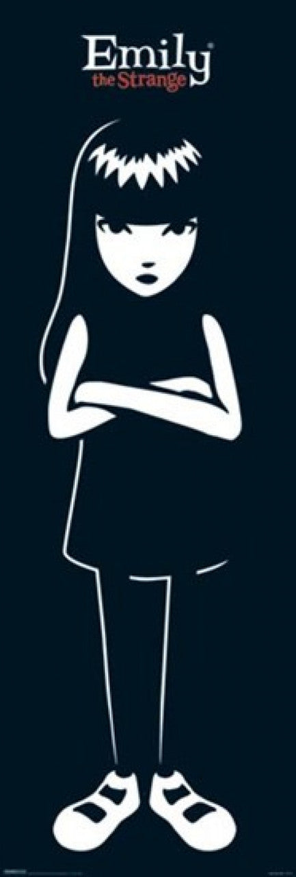 Emily the Strange Portrait Door Poster Print - 21x62