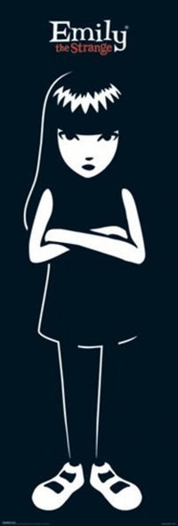 Emily the Strange Portrait Door Poster Print - 21x62