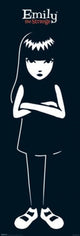 Emily the Strange Portrait Door Poster Print - 21x62