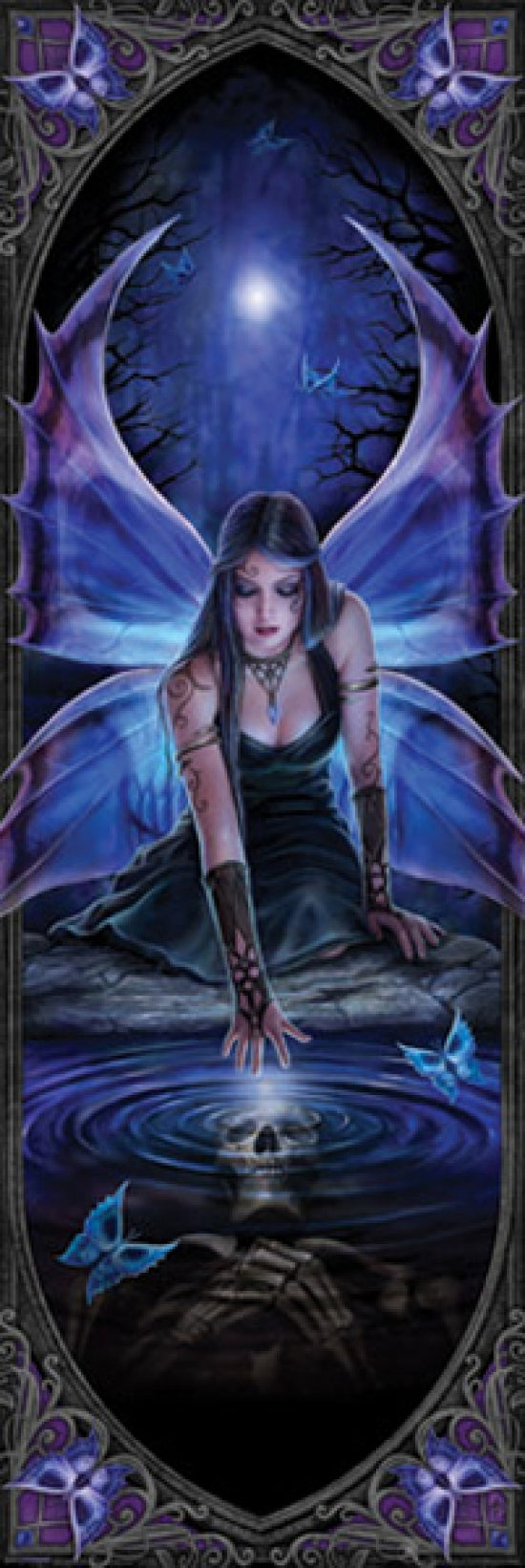 Fairy Immortal Flight Poster by Anne Stokes featuring an enchanting fairy in flight.