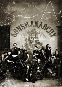 Sons of Anarchy Vintage Poster Print - Rolled Artwork 39x55