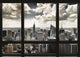 New York Window Poster showcasing the vibrant skyline and streets of NYC.