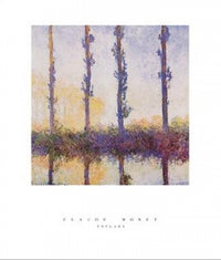 Poplars Poster by Claude Monet - Art Print
