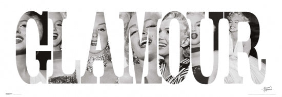 Marilyn Monroe Glamour Poster - 36 x 12 Wall Art