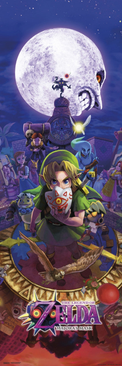 Zelda Majora's Mask Poster Print - 12x36 Rolled Art