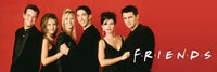 Friends - Red Slim Poster Print (36x12) | Posterazzi