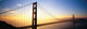 Stunning Golden Gate Bridge Color Poster Print - 36x12