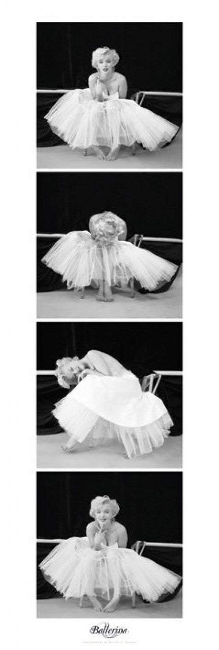 Marilyn Monroe Ballerina Poster Print - 12x36 Rolled Art