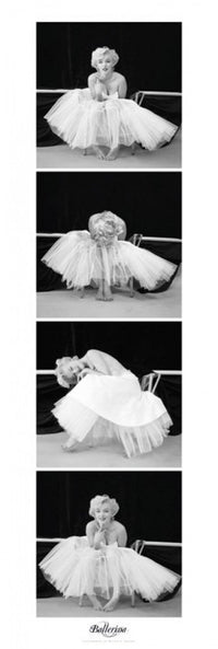 Marilyn Monroe Ballerina Poster Print - 12x36 Rolled Art