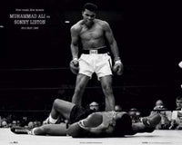 Muhammad Ali 1965 Knockout Against Sonny Liston Poster Print