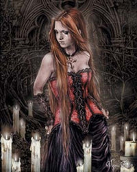 Red Basque Poster Print by Victoria Frances - 16x20