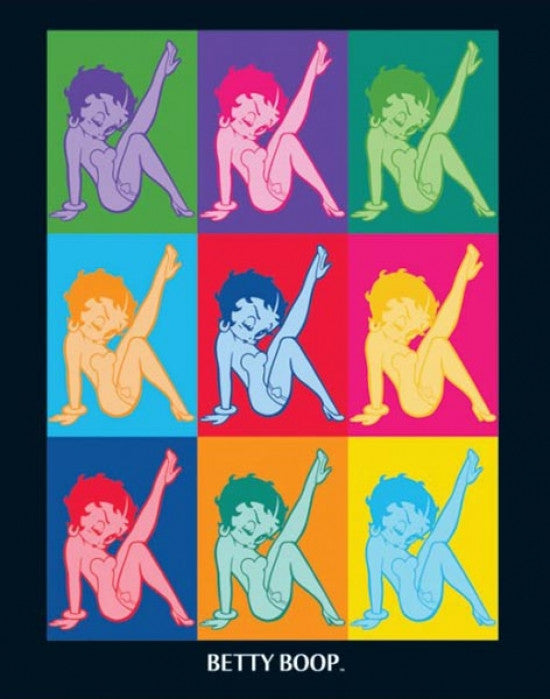 Betty Boop Pop Art Poster Print - Rolled Poster 16x20