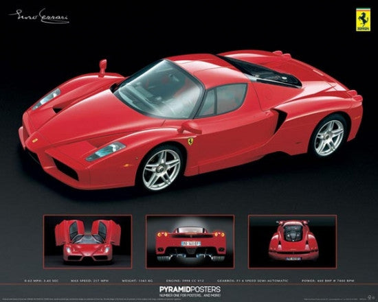 Ferrari Enzo Poster Print - Rolled Art Print 20x16