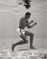 Muhammad Ali Underwater Poster Print - 16x20