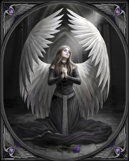 Prayer for the Fallen Poster Print by Anne Stokes