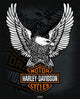 Harley Davidson Eagle Poster showcasing motorcycle culture and freedom.