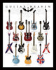 Guitar Heaven Rolled Poster Print - Vibrant Music Artwork